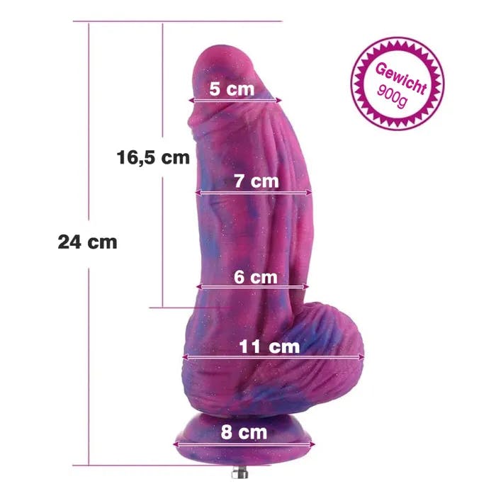 24 x 7 cm - Hismith Dildo - pink